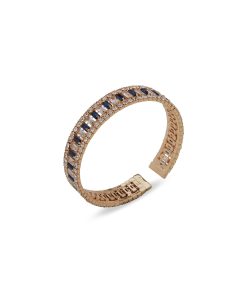 Baguette Stone Coil Bracelet in Gift Box