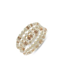 Pearl Rondell 3 Piece Bracelet Set