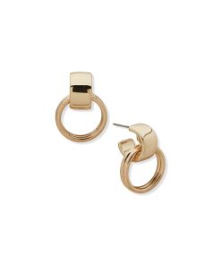 Gold Dooknocker Earrings