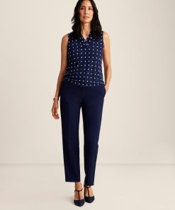 Printed Ity Triple Pleat Top