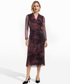 Twist Front Midi Dress