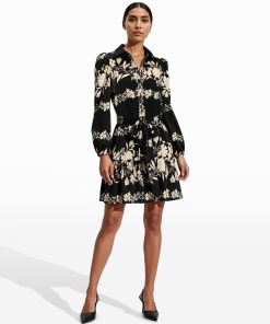 Tered Collared Shirt Dress