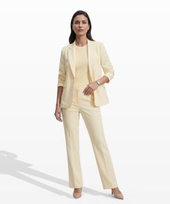 Fitted Abstract Peak Lapel Jacket