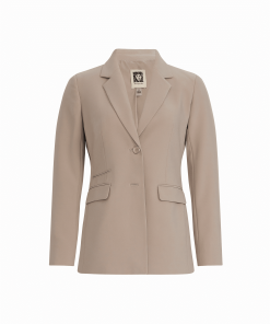 Two Button Notched Collar Pocket Jacket