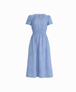Short Sleeve Midi Length Dress