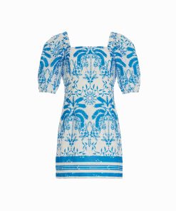 Square Neck Puff Sleeve Mini length Dress