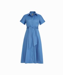 Shirt Dress with Belt and Loop Detail