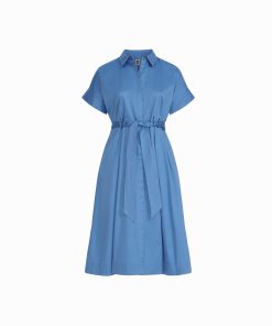 Plus Size Shirt Dress With Belt and Loop Detail