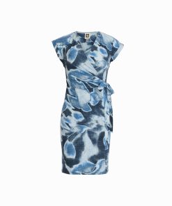 Short Sleeve Classic Wrap Dress