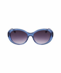 Crystal Glamorous Oval Sunglasses