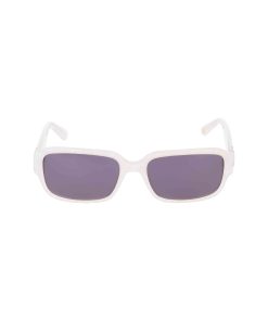 Narrow Rectangle Marbleized Sunglasses