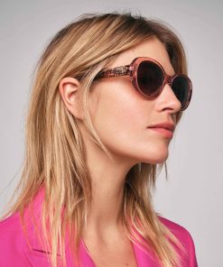 Crystal Glamorous Oval Sunglasses