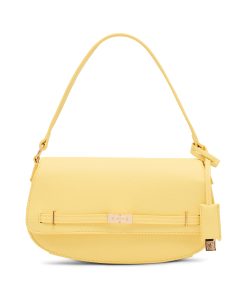 Belted Flap Bag with Convertible Strap