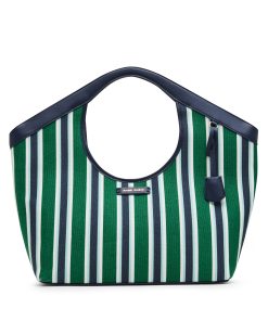 Large Printed Tote with Detachable Strap