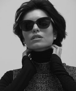 Crystal Cat-Eye Braided Sunglasses