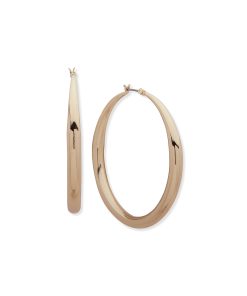 Large Tapered Hoop Earrings