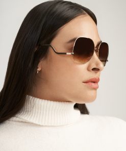 Metal Square Frame Sunglasses